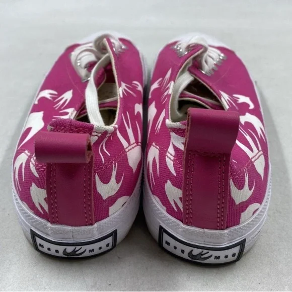 🛑 1 hour sale. McQ by Alexander McQueen, 7.5, Magenta &  White Swallows, Sneaker - Picture 7 of 14